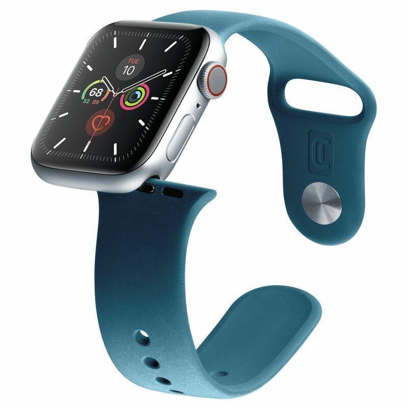 Cellularline Urban Band for Apple Watch 42/44mm Blue (Compatible with Apple Watch 42/44/45mm), , large image number 0