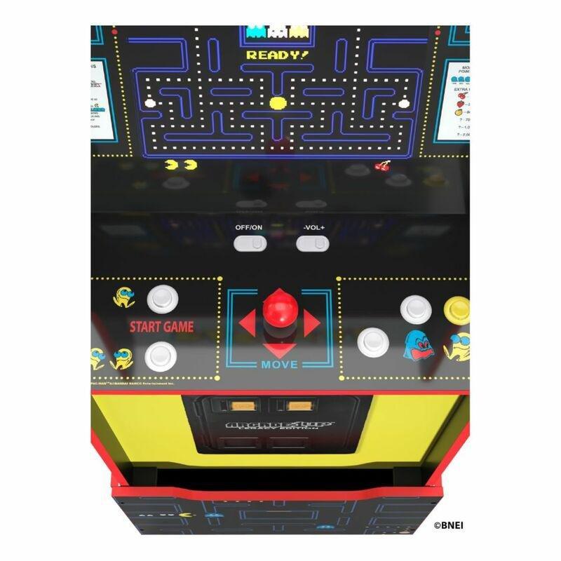 Arcade 1UP Bandai Namco Entertainment Legacy Edition Pac-Man Themed Arcade Machine with Light-Up Marquee & Riser 57.8-inch, , large image number 2