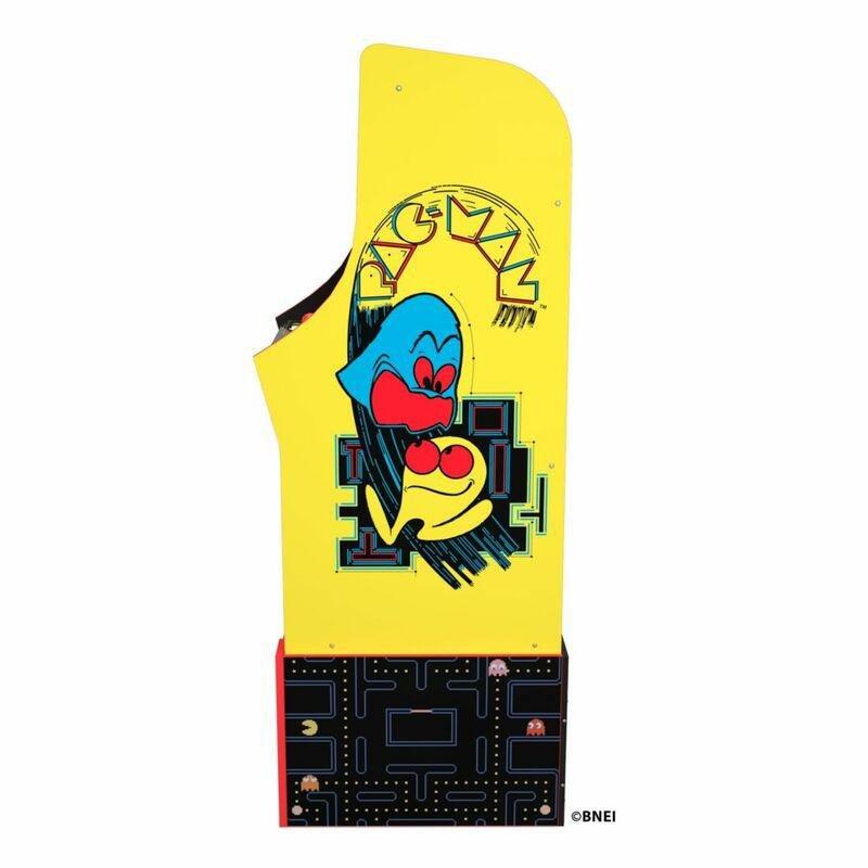 Arcade 1UP Bandai Namco Entertainment Legacy Edition Pac-Man Themed Arcade Machine with Light-Up Marquee & Riser 57.8-inch, , large image number 7