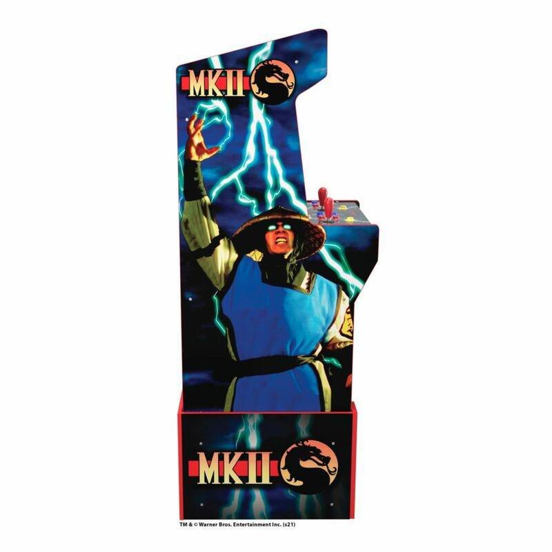 Arcade 1UP Midway Legacy Edition Mortal Kombat Themed Arcade Machine with Light-Up Marquee & Riser 57.8-inch, , large image number 1