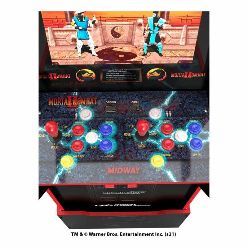 Arcade 1UP Midway Legacy Edition Mortal Kombat Themed Arcade Machine with Light-Up Marquee & Riser 57.8-inch, , large image number 2