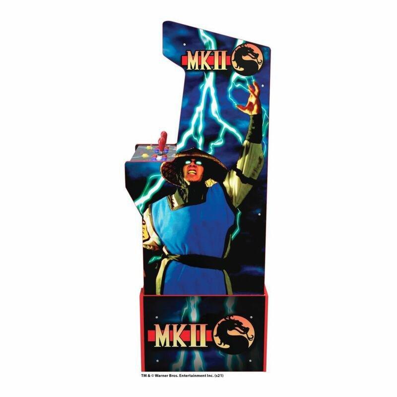 Arcade 1UP Midway Legacy Edition Mortal Kombat Themed Arcade Machine with Light-Up Marquee & Riser 57.8-inch, , large image number 4