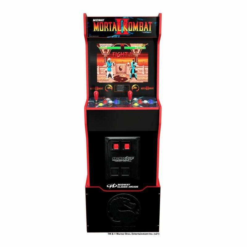Arcade 1UP Midway Legacy Edition Mortal Kombat Themed Arcade Machine with Light-Up Marquee & Riser 57.8-inch, , large image number 6