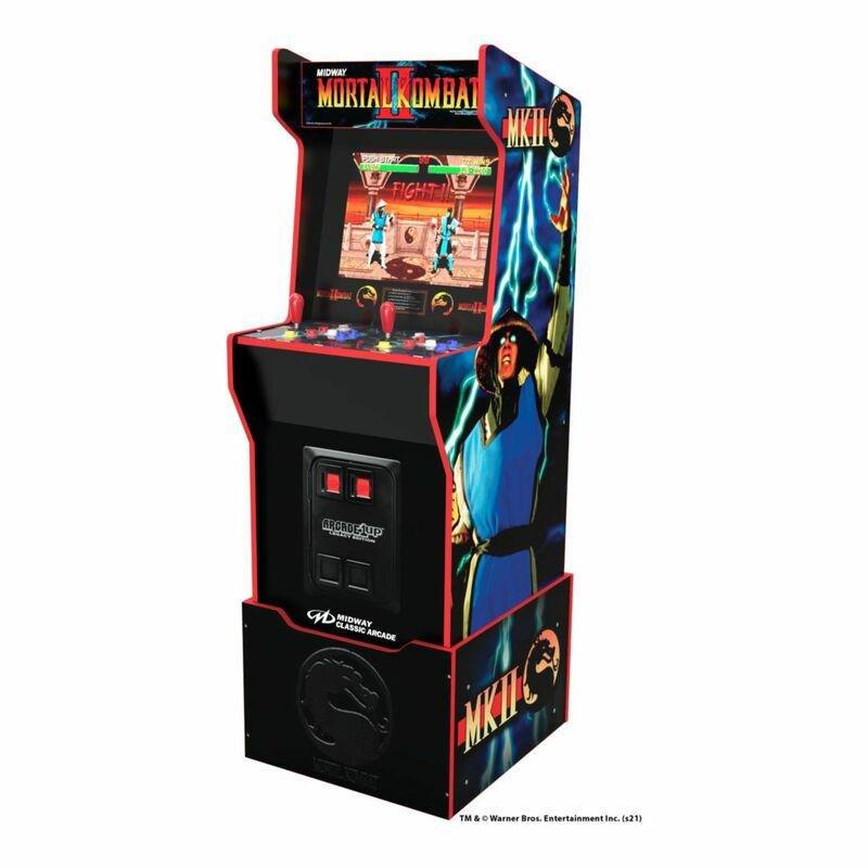 Arcade 1UP Midway Legacy Edition Mortal Kombat Themed Arcade Machine with Light-Up Marquee & Riser 57.8-inch, , large image number 8