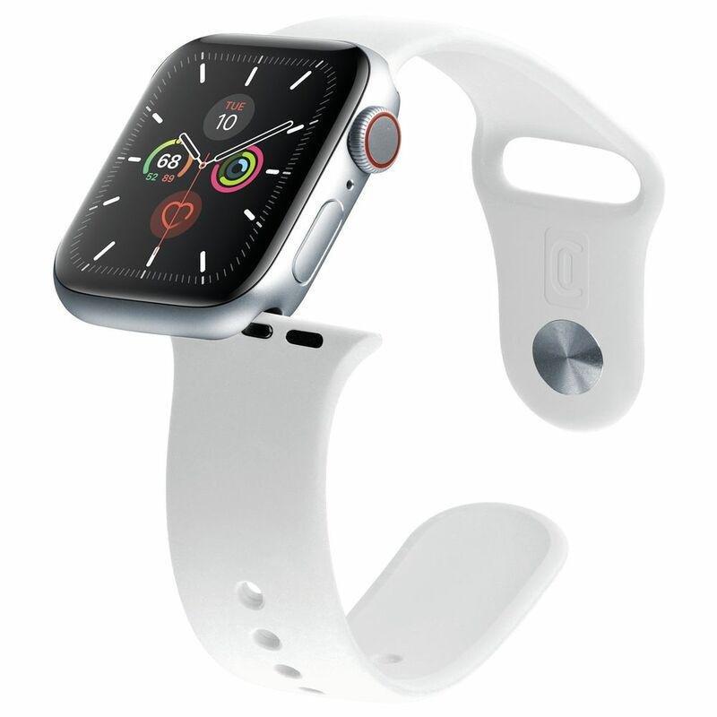 CELLULARLINE Cellularline Urban Band White for Apple Watch 44 42mm Compatible with Apple Watch 42 44 45mm Azadea Qatar