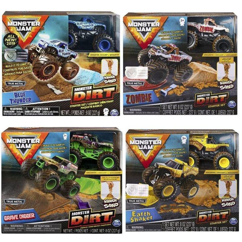 Spin Master Monster Jam Monster Dirt Starter Set With Kinetic Sand (Assorted - Includes 1), , large image number 0
