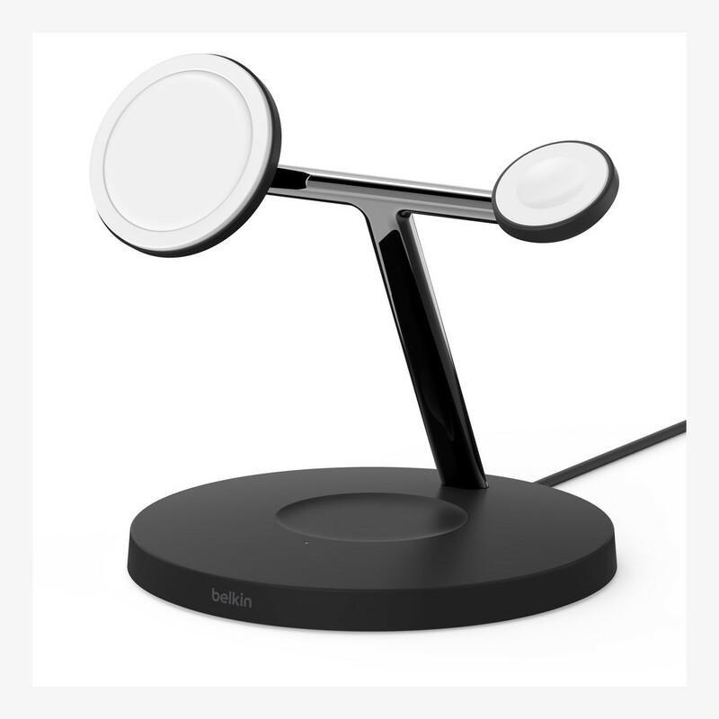 Belkin Boostcharge Pro 3-in-1 Wireless Charger With Magsafe Uk 15W Black, , medium