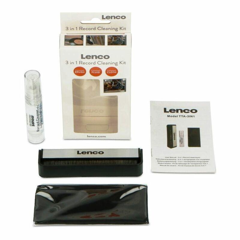 Lenco TTA-3In1 Carbon Fiber Record Cleaning Brush Kit 10ml, , medium