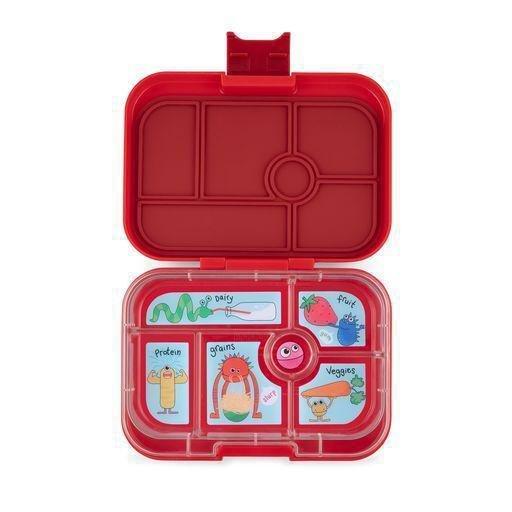 Yumbox Original Leakproof 6-Compartment Bento Box - Wow Red / Monster, , large image number 0