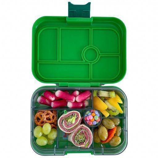 Yumbox Original Leakproof 6-Compartment Bento Box - Bamboo Green / Jungle, , large image number 0