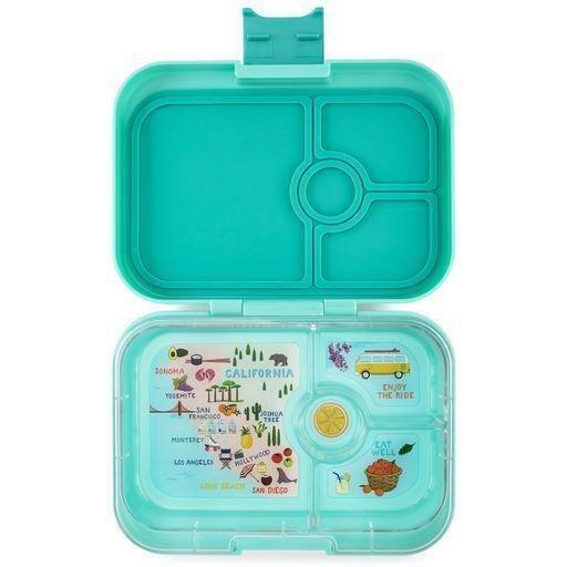 Yumbox Panino 4-Compartment Bento Box - Surf Green 4, , large image number 0