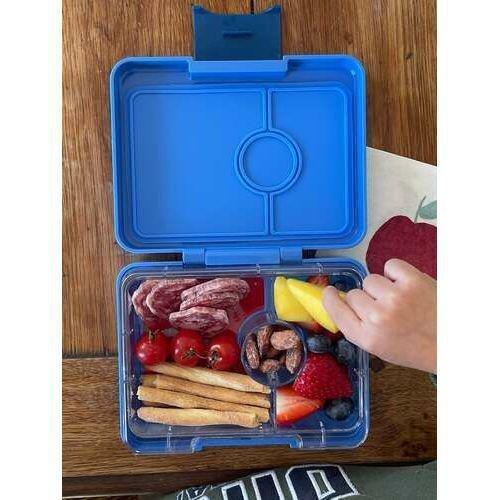 Yumbox Snack 3-Compartment Bento Box - True Blue, , large image number 0