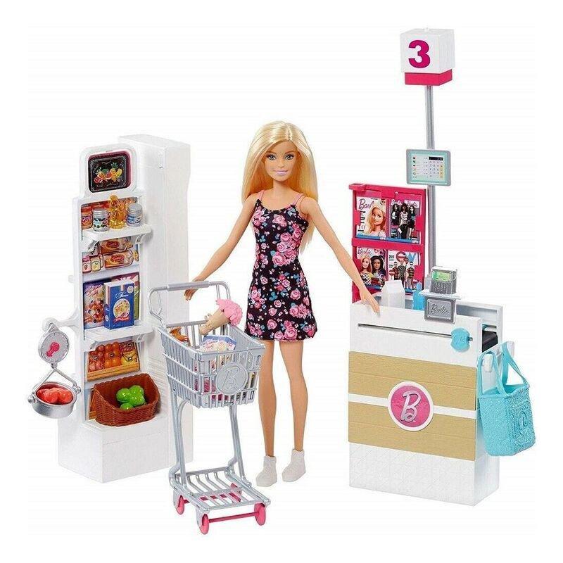 Barbie Supermarket Playset FRP01, , large image number 1