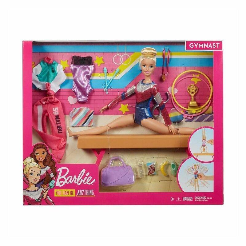 Barbie Gymnastics Playset, , large image number 0