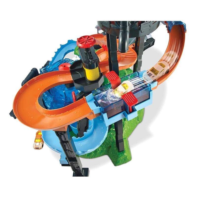 Hot Wheels City Ultimate Gator Car Was Playset FTB67, , large image number 1