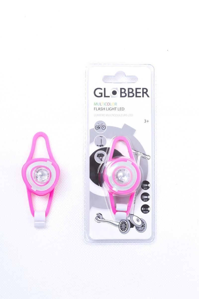 Globber Safety Flash Light Neon Pink for Scooter, , large image number 0