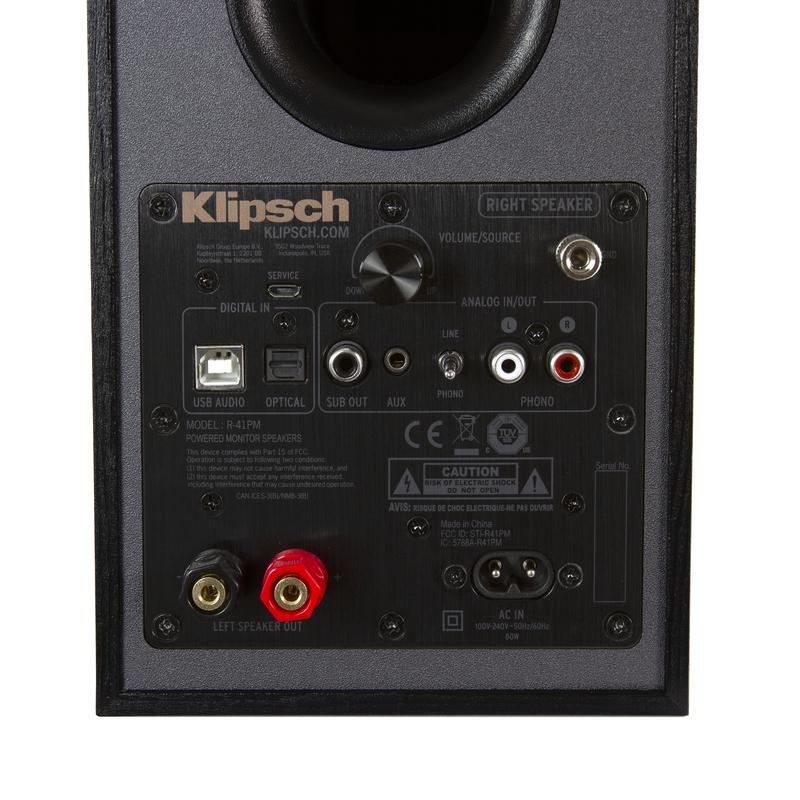 Klipsch R-41PM Bookshelf Speakers 70 W - Black (Pair), , large image number 5