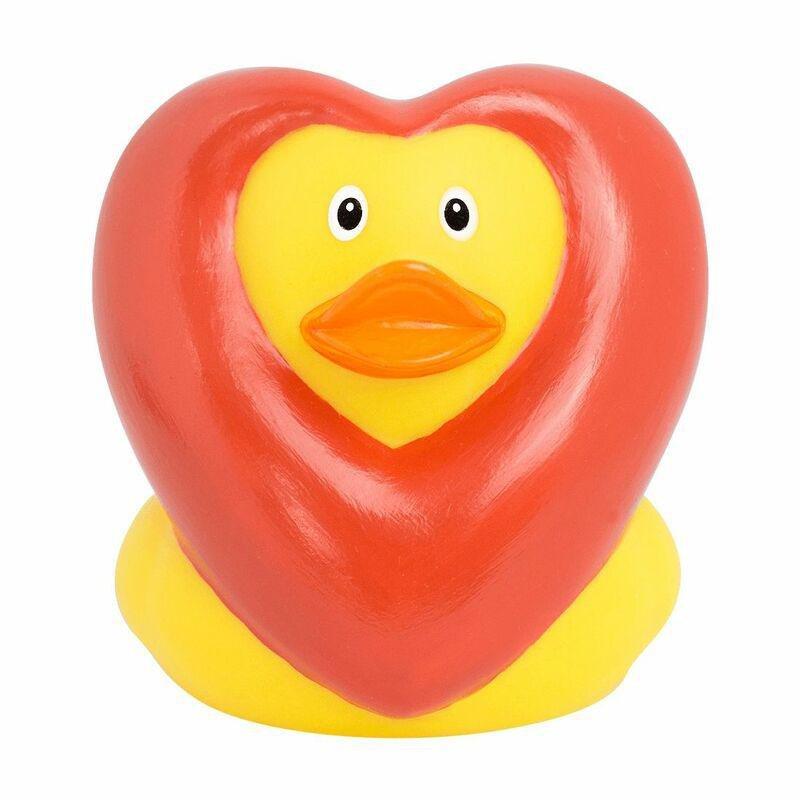 Lilalu Heart Rubber Duck, , large image number 0