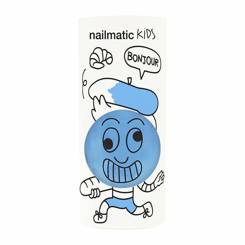 Nailmatic Kids Water Based Nail Polish Gaston Sky Blue, , large image number 1