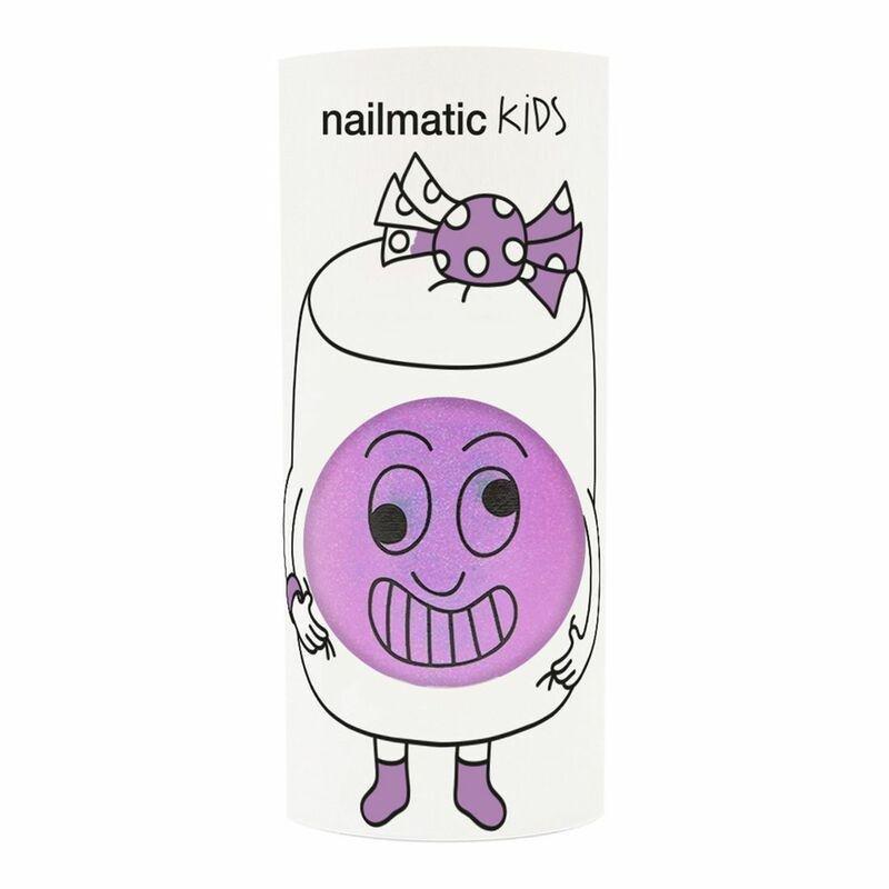 NAILMATIC - Nailmatic Kids Water Based Nail Polish Marshi Neon Lilac
