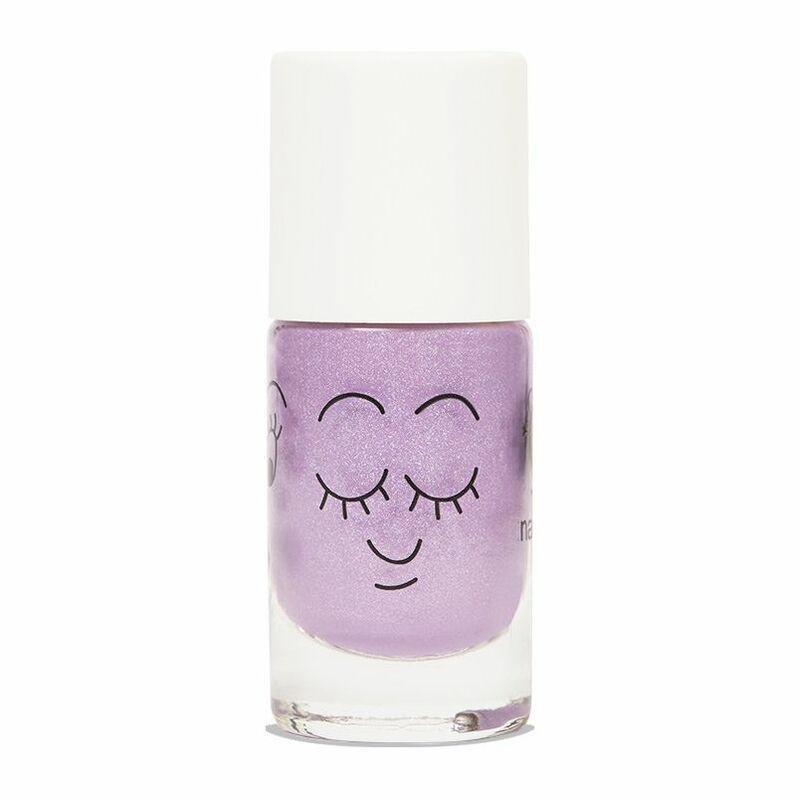 Nailmatic Kids Water Based Nail Polish Piglou Lilac Glitter, , large image number 0