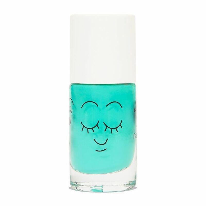 Nailmatic Kids Water Based Nail Polish Rio Mint Green Lacquer, , medium