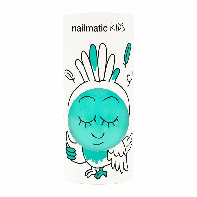 Nailmatic Kids Water Based Nail Polish Rio Mint Green Lacquer, , large image number 1
