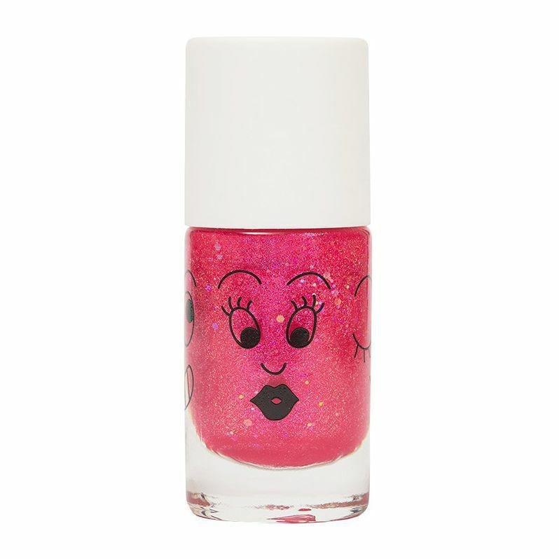 Nailmatic Kids Water Based Nail Polish Sissi Pink Glitter, , large image number 0