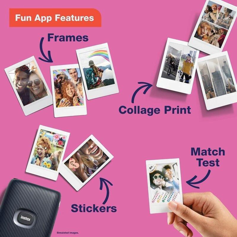 FujiFilm instax Mini Link 2 Smartphone Printer - Clay White, , large image number 1