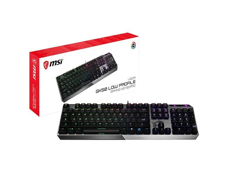 MSI Vigor GK50 Low Profile Mechanical Gaming Keyboard US, , large image number 0