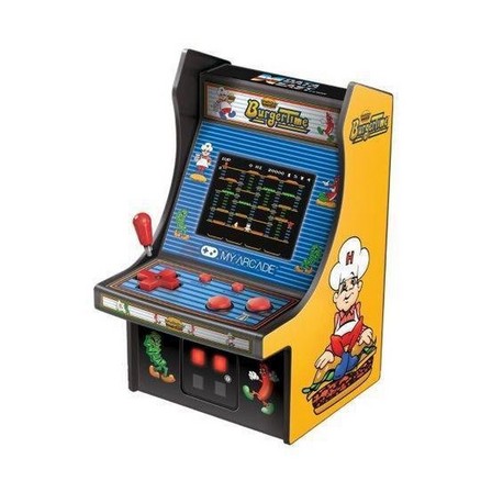 MY ARCADE - My Arcade Collectible Retro Burgertime Micro Player Yellow/Black (6.75-inch)