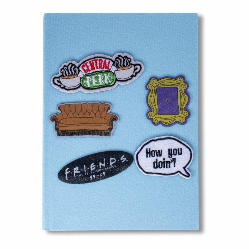 Blue Sky Studios Friends Velcro Notebook With Patches, , medium