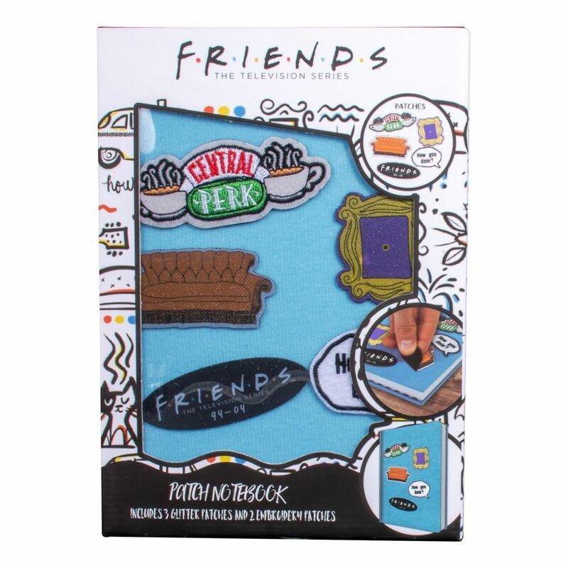 Blue Sky Studios Friends Velcro Notebook With Patches, , large image number 1