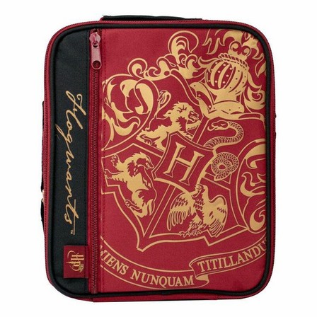 BLUE SKY STUDIOS - Blue Sky Studios Harry Potter Deluxe 2-Pocket Lunch Bag Burgundy Crest