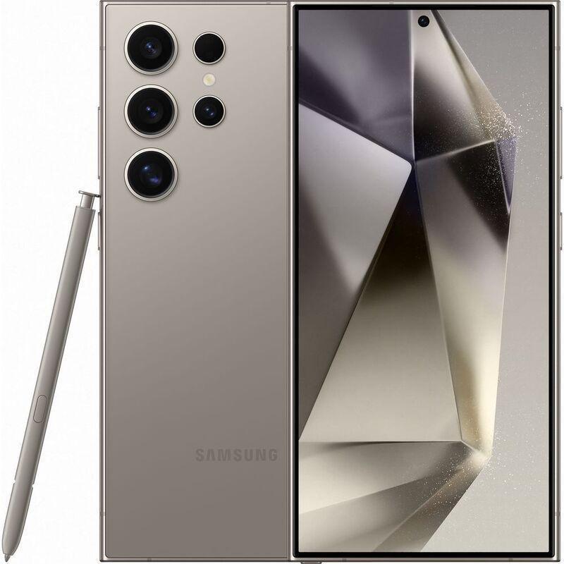 Samsung Galaxy S24 Ultra 5G Smartphone 12GB/256GB/Dual Sim with eSIM - Titanium Gray, , large image number 0