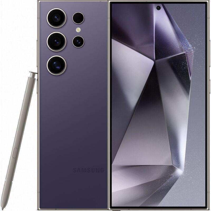 Samsung Galaxy S24 Ultra 5G Smartphone 12GB/256GB/Dual Sim with eSIM - Titanium Violet, , large image number 0