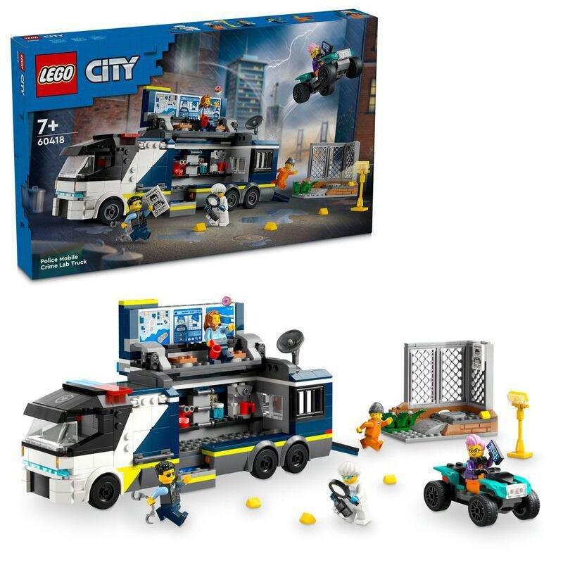 LEGO City Police Mobile Crime Lab Truck 60418 (674 Pieces), , large image number 0