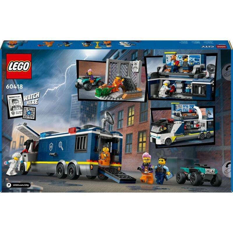LEGO City Police Mobile Crime Lab Truck 60418 (674 Pieces), , large image number 1