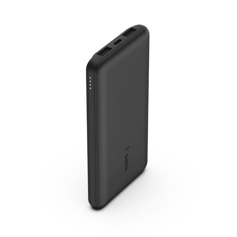 Belkin Boostcharge 3-Port Power Bank 10000mAh + USB-A to USB-C Cable Black, , large image number 0