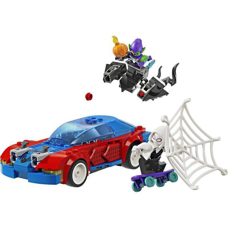 LEGO - LEGO Super Heroes Marvel Spider-Man Race Car & Venom Green Goblin 76279 (227 Pieces)