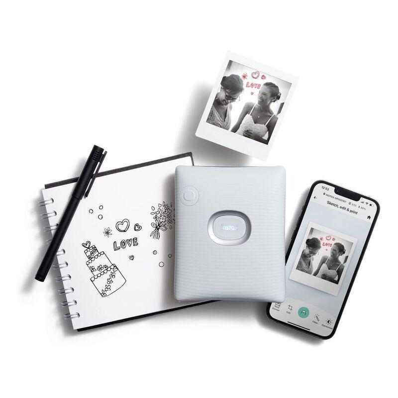 FujiFilm instax Square Link Smartphone Printer - Ash White, , large image number 4