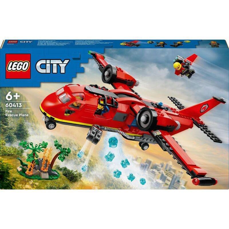 LEGO City Fire Rescue Plane 60413 (478 Pieces), , large image number 1