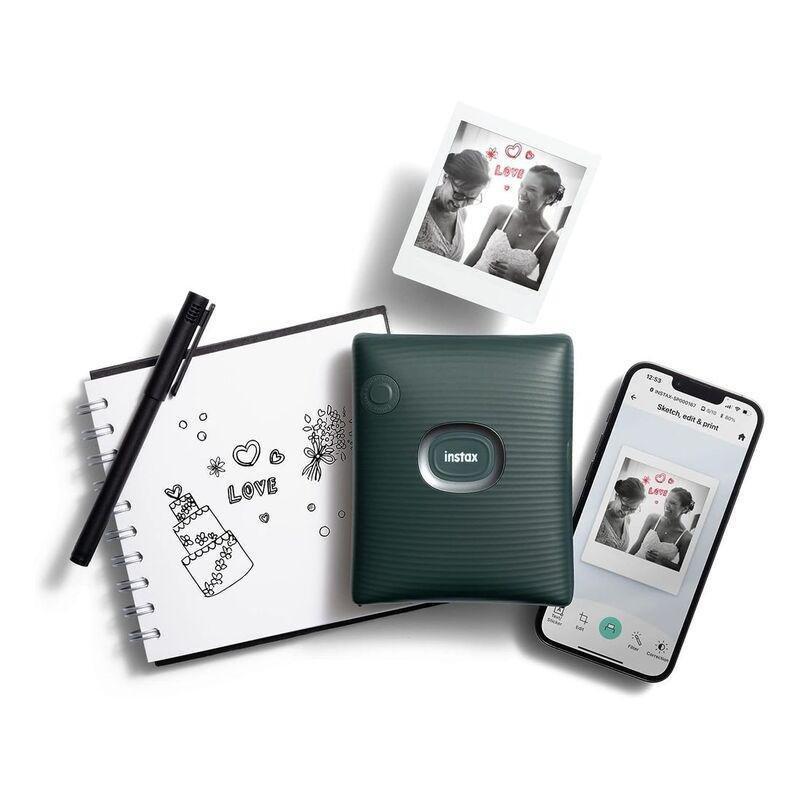 FujiFilm instax Square Link Smartphone Printer - Midnight Green, , large image number 4