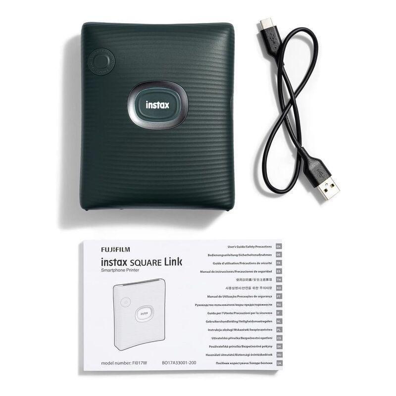 FujiFilm instax Square Link Smartphone Printer - Midnight Green, , large image number 7