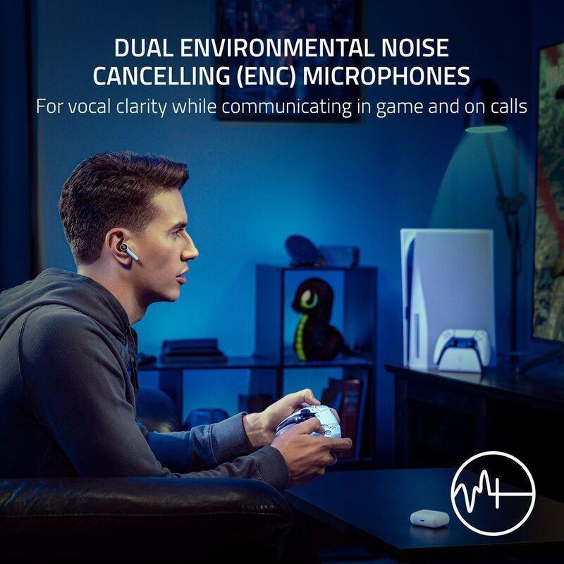 Razer Hammerhead HyperSpeed True Wireless Multi-Platform Gaming Earbuds - PlayStation Licensed, , large image number 2