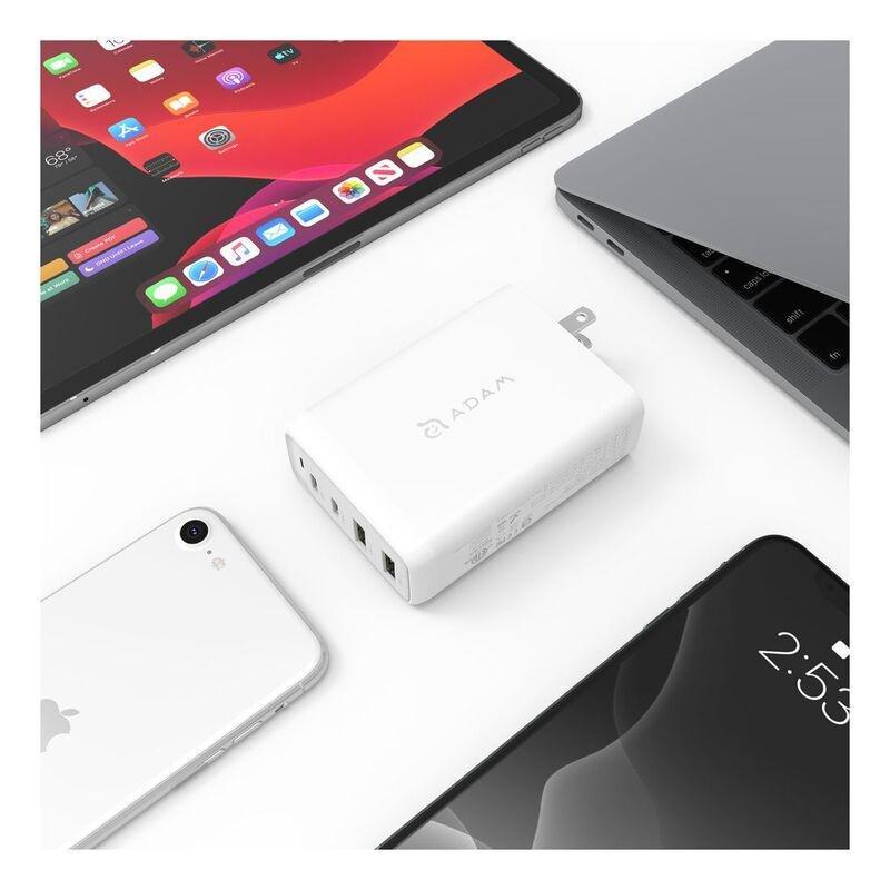 Adam Elements OMNIA Pro USB-C PD / QC 3.0 GaN 100W Fast Charging Kit - White, , large image number 1
