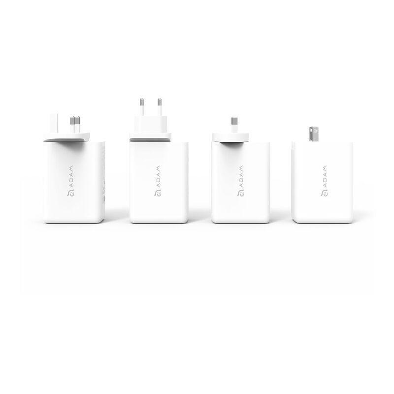 Adam Elements OMNIA Pro USB-C PD / QC 3.0 GaN 100W Fast Charging Kit - White, , large image number 5