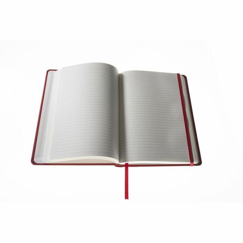 Collins Debden Legacy Feint Ruled A5 Notebook Red, , large image number 0