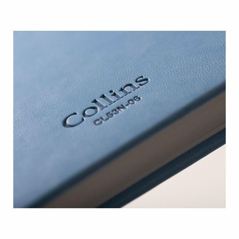 Collins Debden Legacy Feint Ruled A5 Notebook Light Blue, , large image number 3