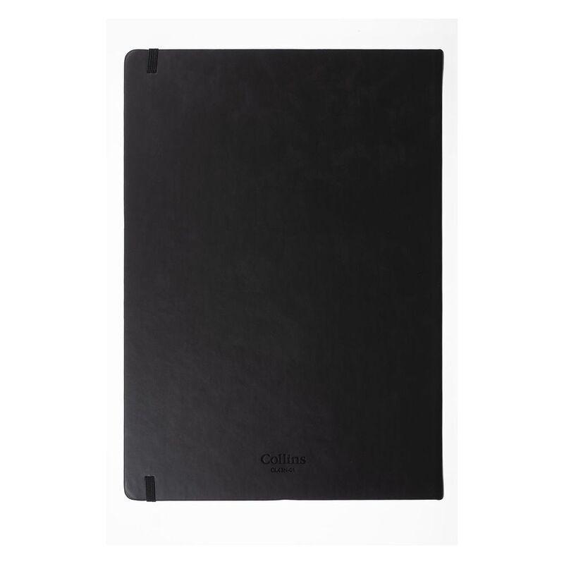 Collins Legacy Feint Ruled A4 Notebook - Black, , large image number 1